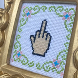 Mini Frame Kit: Middle Finger by Edwin Z. Canary