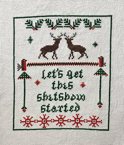 PDF: Let's Get This Shitshow Started  by Very Cross Stitching