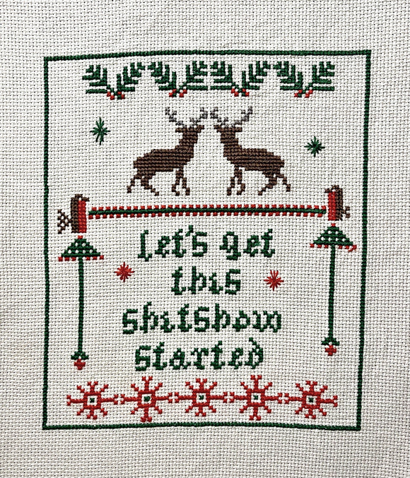 PDF: Let's Get This Shitshow Started  by Very Cross Stitching