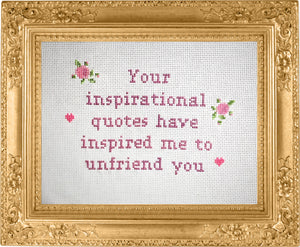 PDF: Your Inspirational Quotes by Very Cross Stitching