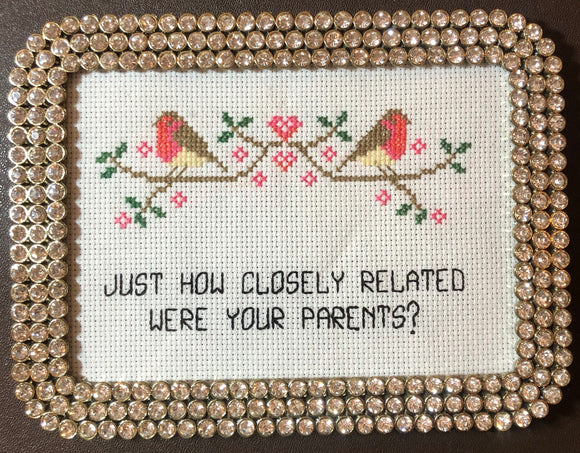 PDF: Just How Closely Related Were Your Parents? by Very Cross Stitching