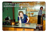 Subversive Cross Stitch Gift Card