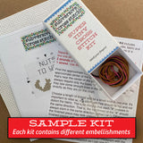 Matchbox Cross Stitch Kit: Nice (rooster?)