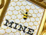 Valentine Matchbox Cross Stitch Kit: (Bee) Mine