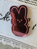 Pink Easter Marshmallow Bunny Needle Minder