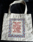 Cross Stitch-able Tote Bag: Natural