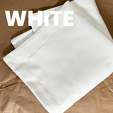 Stitchable Linen-Blend Square Pillow Case