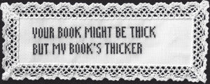 PDF: My Book's Thicker bookmark pattern
