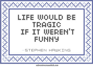 PDF: Stephen Hawking Tribute: "Life Would Be Tragic If It Weren't Funny"