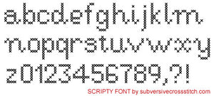 PDF: Scripty Font
