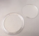 Round 3.5" acrylic hanging frame ornament