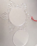 Snowflake Ornament with four patterns