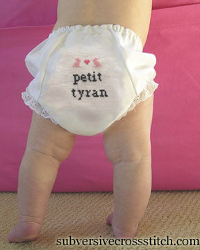 PDF: Baby Bloomer pattern: petit tyran