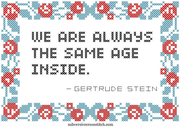 PDF: Gertrude Stein Quote