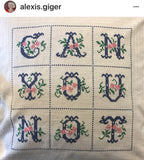 Stitchable Linen-Blend Square Pillow Case