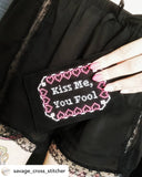Black Cross Stitch Material