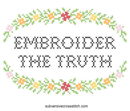PDF: Embroider The Truth
