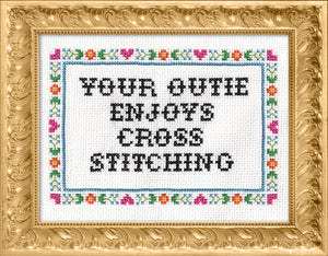 PDF: Your Outie Enjoys Cross Stitching