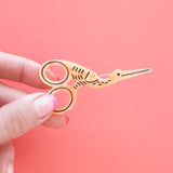 Sarah Hearts Stork Scissors Hair Clip