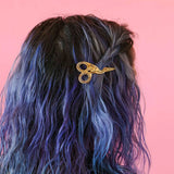 Sarah Hearts Stork Scissors Hair Clip