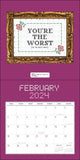 Subversive Cross Stitch 2024 Wall Calendar by Rizzoli