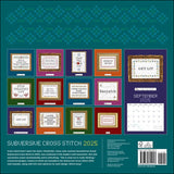 Subversive Cross Stitch 2025 Wall Calendar by Rizzoli