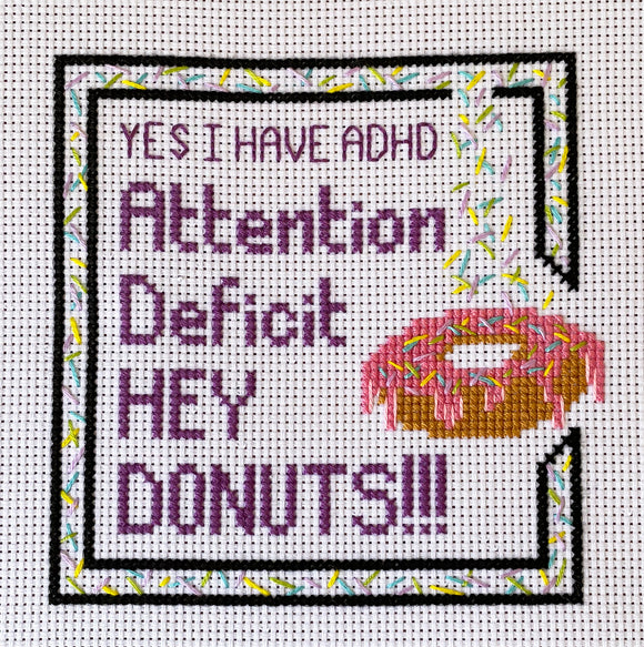 PDF: ADHD Donuts by stitchcraftBy Fwass