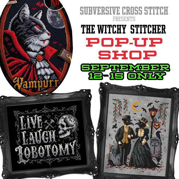 POP-UP SHOP! ALL THREE KITS by The Witchy Stitcher