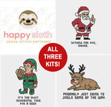 POP-UP Shop Combo: ALL THREE Holiday Designs by Happy Sloth