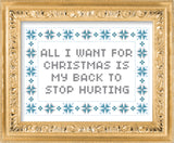 All I Want For Christmas Is My Back to Stop Hurting