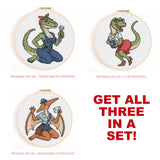 POP-UP SHOP! ALL THREE Dinosaur Pin-Up Kits by Happy Sloth