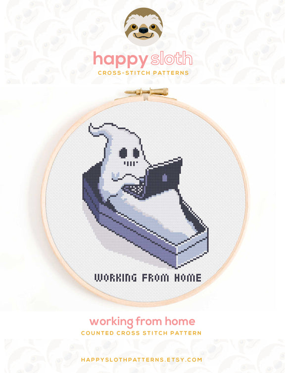 Working From Home by Happy Sloth