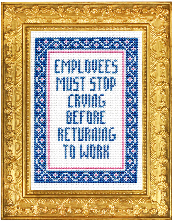PDF: Employees Must Stop Crying Before Returning To Work