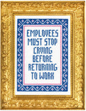 PDF: Employees Must Stop Crying Before Returning To Work