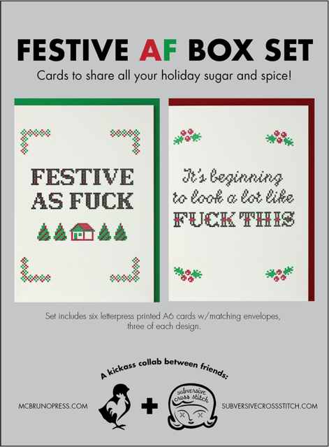 Letterpress Greeting Card Set by Bruno Press!