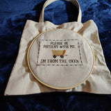 Cross Stitch-able Tote Bag: Natural