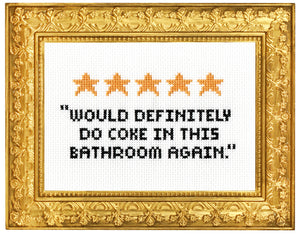 PDF: Five Stars Definitely Would Do Coke In This Bathroom Again by Mr. Stevers