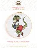 Dinosaur Pin-Ups: T-Rex-Librarian Kit by Happy Sloth