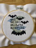 PDF: Bats Are Just Halloween Butterflies by stitchcraftBy Fwass