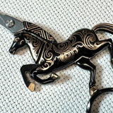 Gilded Horse Scissors
