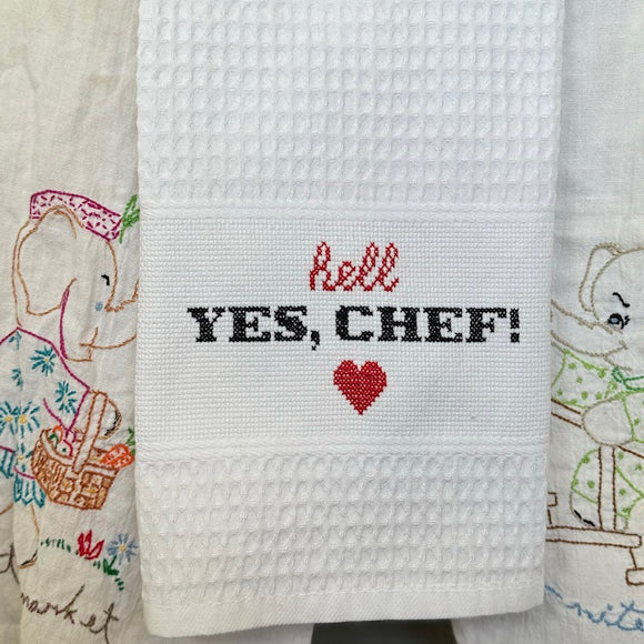 Kitchen Towel Kit: Hell Yes, Chef!