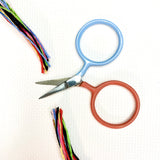 Two Tone Circle Mini Scissors