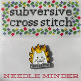 This Is Fine Kitty Needle Minder