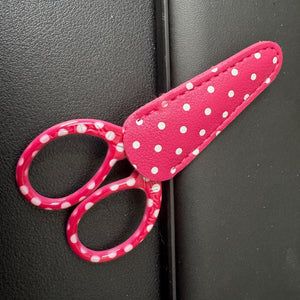 Polka Dot Scissors with Sheath