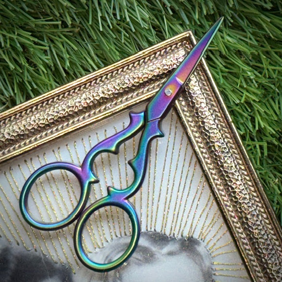 Iridescent Blue Scissors