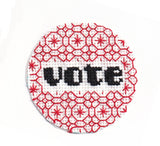 Hand-Stitched VOTE Pin Kits