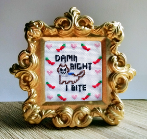 Mini Frame Kit: Spicy Kitty by Edwin Z. Canary