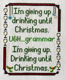 PDF by StitchCraftBy Fwass: Drinking Until Christmas