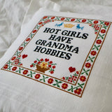 Hot Girls Have Grandma Hobbies Pillow Case Deluxe Kit
