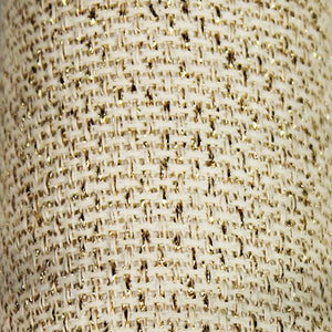 Gold Metallic Sparkly Fabric by Charles Craft